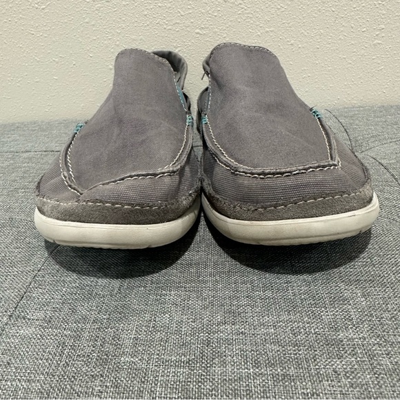 Crocs Walu Canvas/Suede Slip On Shoe - Picture 9 of 12